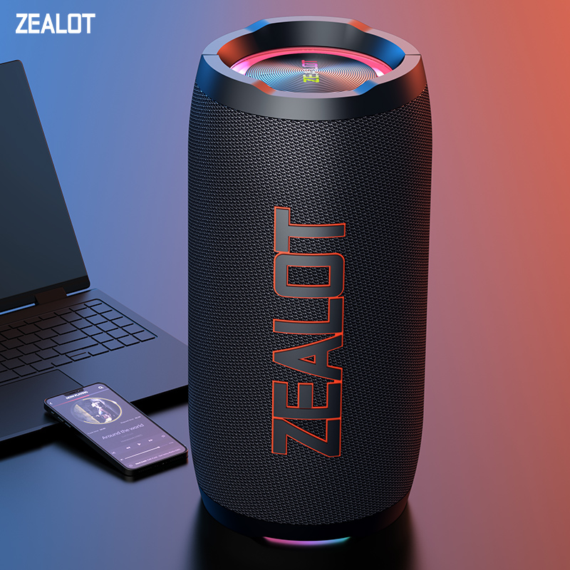 Holy Stone Drone Hs175 - ZEALOT-S76 50 W tragbarer Bluetooth-Lautsprecher, kabellos,