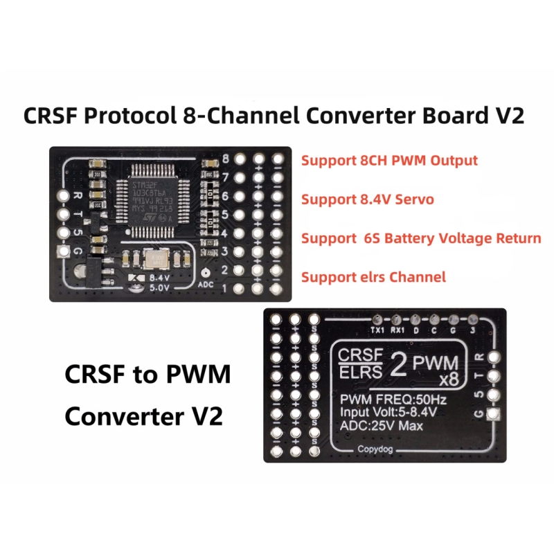 Tbs Fpv Crossfire - TBS Crossfire ELRS zu PWM Konverter