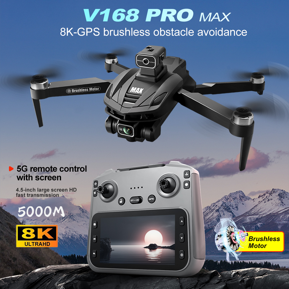 Drone Surveying - V168 PRO Max GPS Drohne 8K