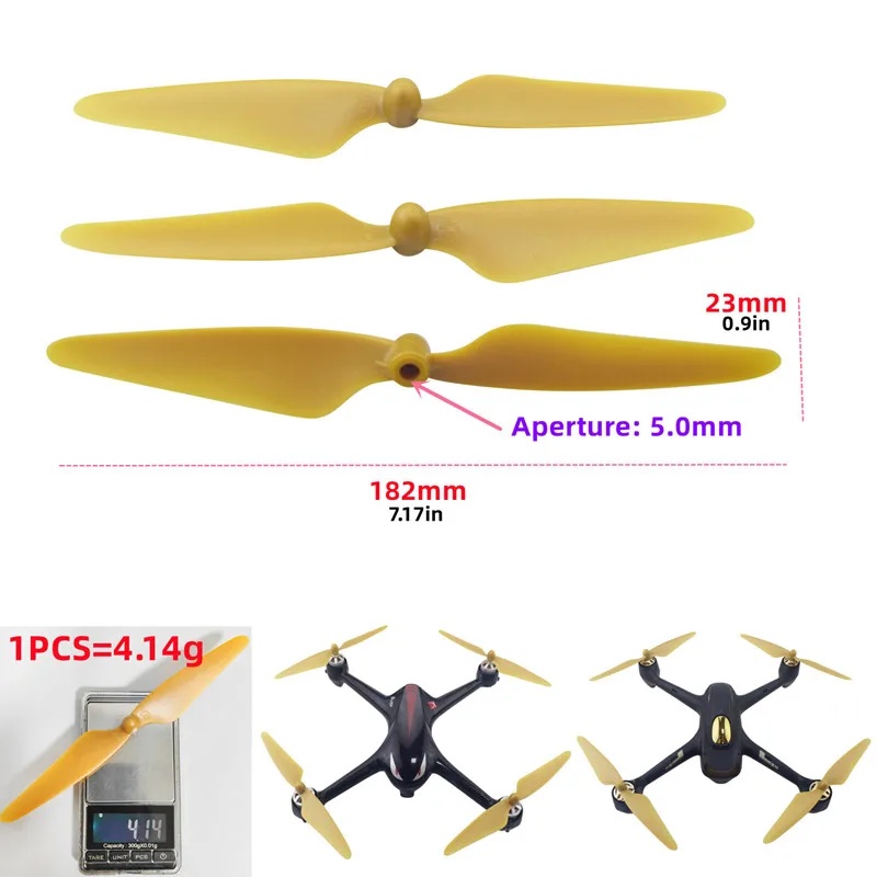 Eachine Drone E58 - 4 Stück absturzsichere CW CCW Propeller