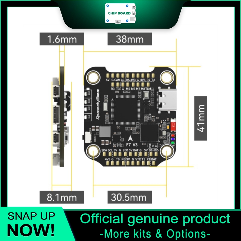 Betaflight Fc F7 - SpeedyBee F7 V3 Drohnen-Flugcontroller, Bluetooth und
