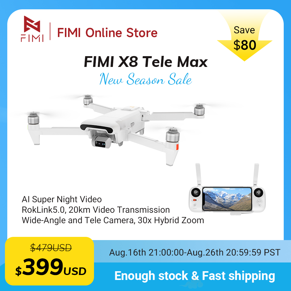 Drone Thermal Imaging - FIMI X8 Tele Max Drohne 4K