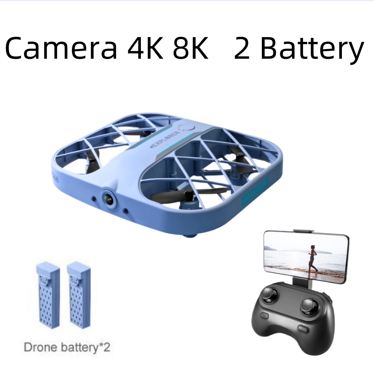 Drone Cinematic - JJRC H107 FPV RC-Drohne mit 2