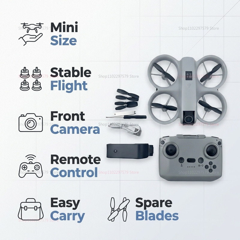 Mini-Drohne mit 8K HD-Kamera F – Drone Video Production Bewertung und Preis