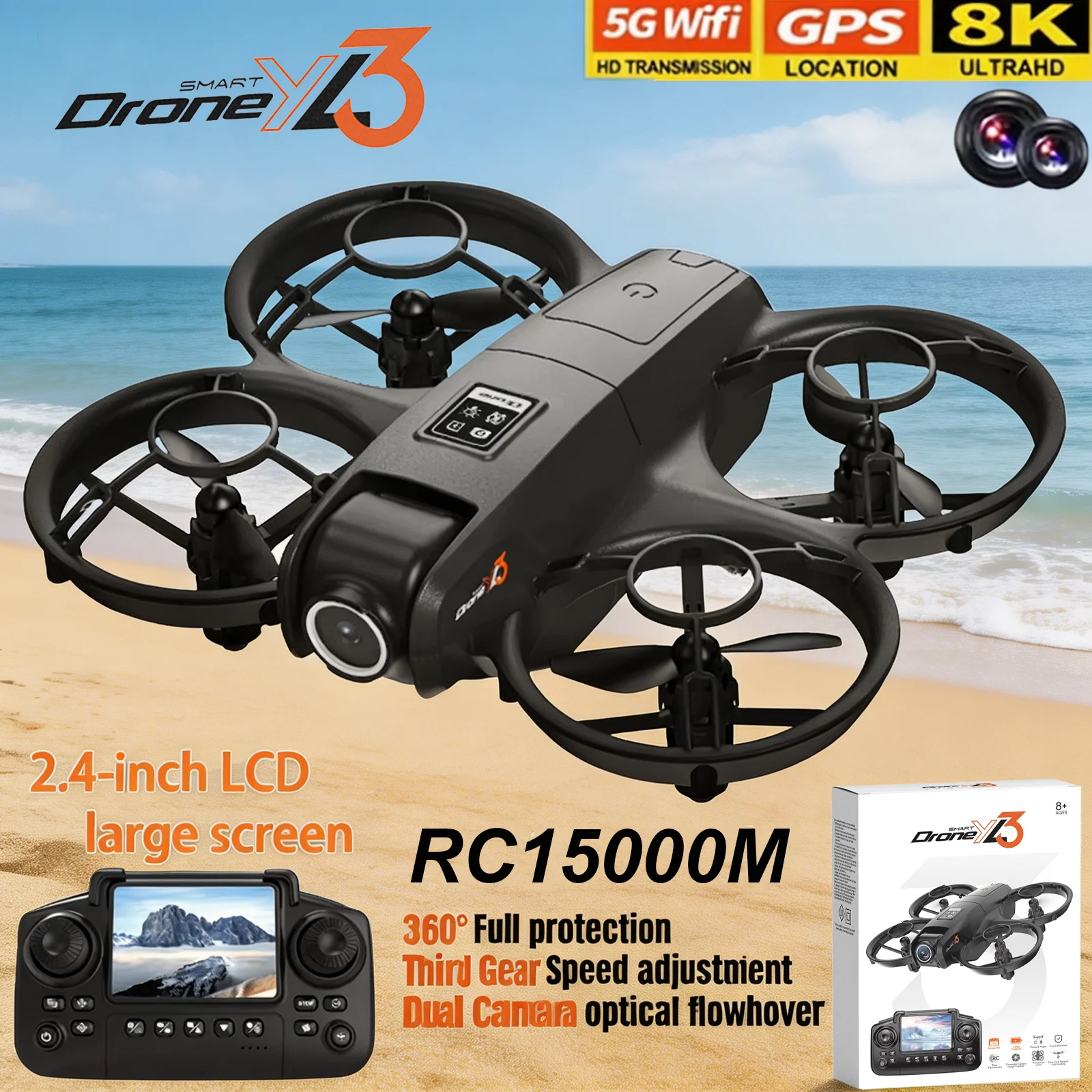 Neue YL3 RC-Drohne mit 8K 1080 – Drone Mapping Bewertung und Preis